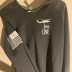 NineLine Grey Hoodie